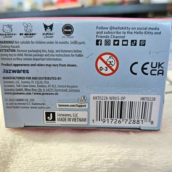 New Rose Gold Hello Kitty Metal Die-Cast Figurine - Picture 2 of 2